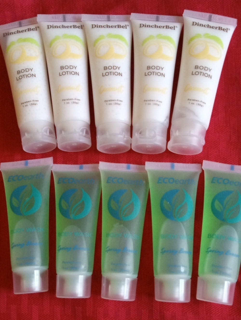 10 Pcs Brand New Body Wash & Body Lotion